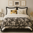 Juego de Cama Imperial Estampado con Tela Antialérgica (Estilo moderno y acogedor)