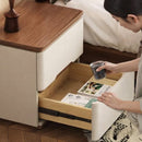[Llevá 2 Pagá 1] Organizador de Mesita de Luz con 2 Cajones de Madera (¡Moderno y Práctico!)