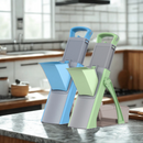 [Llevá 2 Pagá 1] Cortador de Verduras Multifuncional en Acero Inoxidable con Hoja Ajustable +REGALO: Kit de Utensilios de Cocina