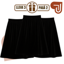 [Llevá 3 Pagá 2] Falda Midi Femenina de Chenilla y Terciopelo con Cintura Alta (¡Elegante y Minimalista!)
