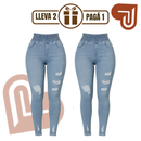 [Llevá 2 Pagá 1] Pantalón de Mujer en Jean Modelador (¡Moldea con Comodidad!)