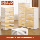 [Llevá 2 Pagá 1] Organizador de Zapatos Desmontable con Puertas Dobles (¡Armado Instantáneo!)