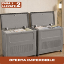 [Llevá 2 Pagá 1] Armario organizador portátil de gran capacidad de almacenamiento con rueditas