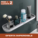 [Llevá 2 Pagá 1] Organizador de Baño con Escurridor Inteligente y Manija (¡Organización simple y fácil!)