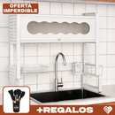 Escurridor Multifuncional Completo en Acero Inoxidable EasyHome + REGALO: Kit de Utensilios de Cocina