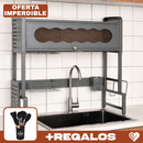 Escurridor Multifuncional Completo en Acero Inoxidable EasyHome + REGALO: Kit de Utensilios de Cocina