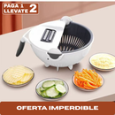 [Llevá 2 Pagá 1] Cortador de Verduras Multifuncional con Cuchillas de Acero Inoxidable y Escurridor Incorporado