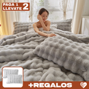 [Llevá 2 Pagá 1] Juego de Cama Completo Alina en Algodón Noble 100% (¡Tu cama como un hotel 5 estrellas!) + REGALO: 2 Fundas de Almohada