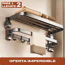 [Llevá 2 Pagá 1] Soporte Organizador de Baño en Acero Inoxidable de Alta Capacidad +REGALO: 2 Soportes de Esquina