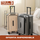 [Llevá 3 Pagá 2] Valijas de Viaje Roma de Gran Capacidad con Forro Interno y Divisiones Inteligentes