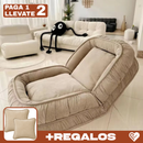[Llevá 2 Pagá 1] Butaca Puffy Reclinable y Ultra Acolchonado + 2 Almohadas de Regalo
