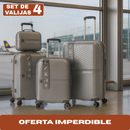 Set De 4 Valijas Rigidas Giro 360 (Perfectas para viajar)