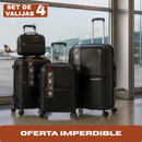 Set De 4 Valijas Rigidas Giro 360 (Perfectas para viajar)