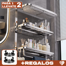 [Llevá 2 Pagá 1] Organizador de Baño de Acero Inoxidable de 3 Niveles + REGALO: 2 Mini Soportes Inox