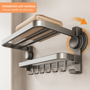 [Llevá 2 Pagá 1] Soporte Organizador de Baño en Acero Inoxidable de Alta Capacidad +REGALO: 2 Soportes de Esquina