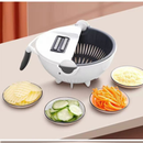 [Llevá 2 Pagá 1] Cortador de Verduras Multifuncional con Cuchillas de Acero Inoxidable y Escurridor Incorporado